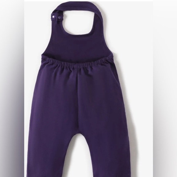 PatPat‎ kids toddler size 3T purple halter jumpsuit with white letters. NWT - Picture 2 of 4